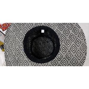 none Accessories - Oversized Floppy Woven Straw Aztec Print Beach Hat none Accessories - Oversized Floppy Woven Straw Aztec Print Beach Hat